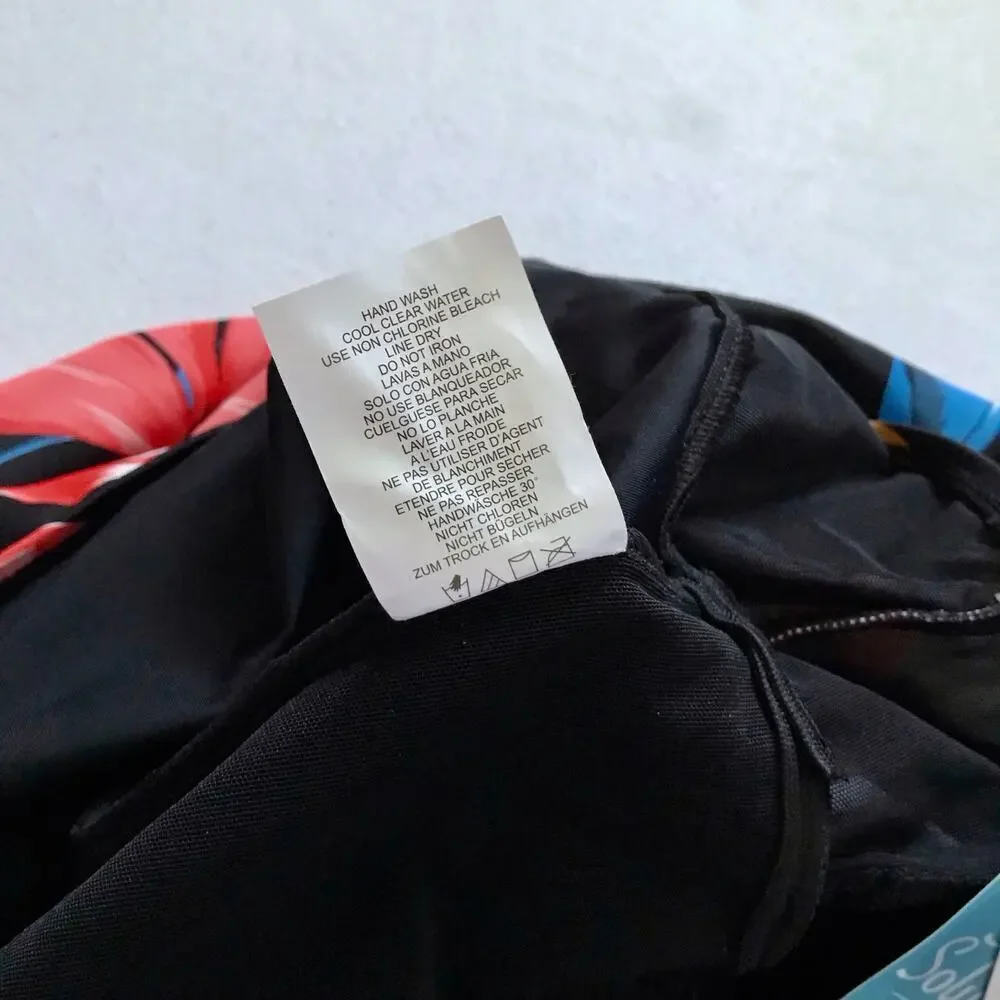 Swim Solutions NWT Tummy Control Flyaway Swimdress Women 18W - Picture 11 of 11